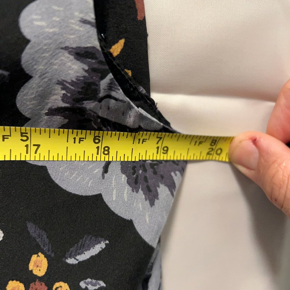 Spenser Jeremy Vintage 1990s Floral Silk Vest - Size XL - Picture 7 of 9